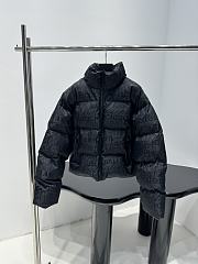 Okify Balenciaga Art Letter Jacquard Turtle Back Cut Cotton Jacket Unisex - 1