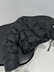 Okify Balenciaga Art Letter Jacquard Turtle Back Cut Cotton Jacket Unisex - 5