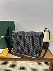 Okify Goyard Capetien MM Messenger Bag Black 39x26x13cm - 6