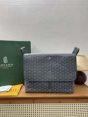Okify Goyard Capetien MM Messenger Bag Gray 39x26x13cm - 1