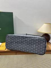 Okify Goyard Capetien MM Messenger Bag Gray 39x26x13cm - 4