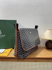 Okify Goyard Capetien MM Messenger Bag Black And Brown 39x26x13cm - 4