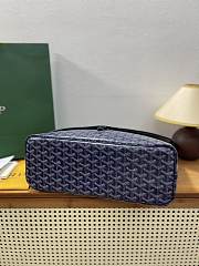 Okify Goyard Capetien MM Messenger Bag Dark Blue 39x26x13cm - 2