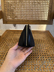 Okify Celine Clutch On Chain Cuir Triomphe In Denim Dark Gray 16.5x11x8cm - 4