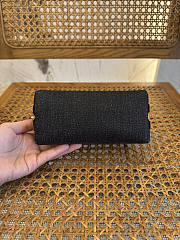 Okify Celine Clutch On Chain Cuir Triomphe In Denim Dark Gray 16.5x11x8cm - 5