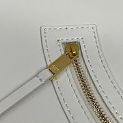 Okify Celine Flat Cabas New Luggage Bag In Glossy Calfskin White 44.5x31.5x0.5cm - 3