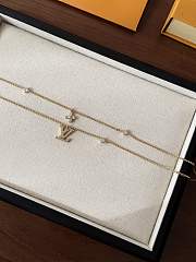 Okify Louis Vuitton Lady Necklace Gold - 2