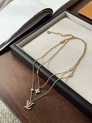 Okify Louis Vuitton Lady Necklace Gold - 3