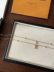 Okify Louis Vuitton Lady Necklace Gold - 4