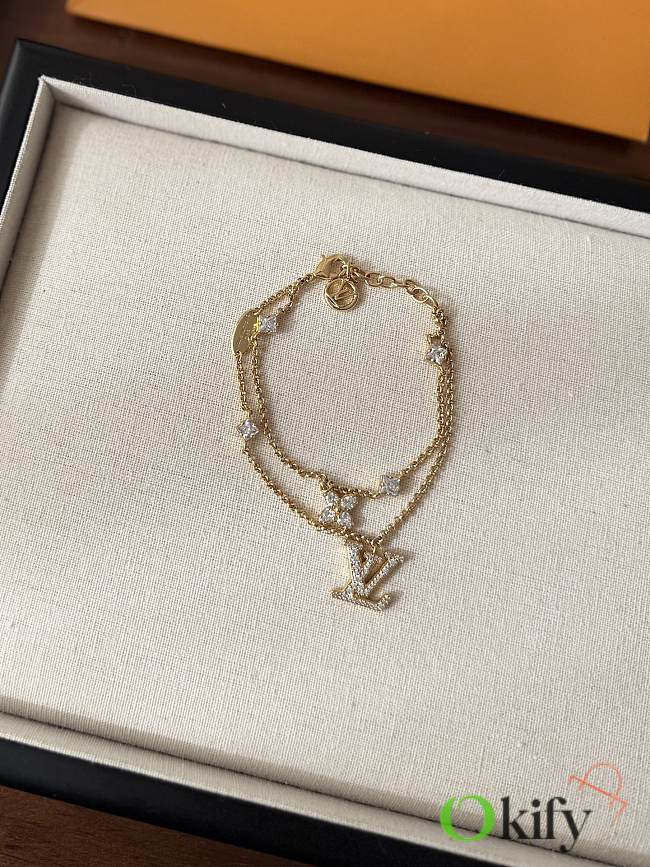 Okify Louis Vuitton Lady Bracelet Gold  - 1