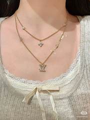 Okify Louis Vuitton Set Of Lady Necklace And Bracelet  - 5