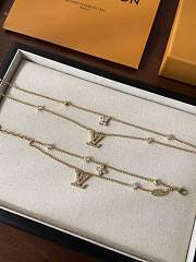 Okify Louis Vuitton Set Of Lady Necklace And Bracelet  - 3