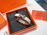 Okify Hermes Rose Gold Bracelet White - 5