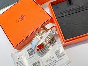 Okify Hermes Rose Gold Bracelet White - 6
