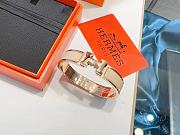 Okify Hermes Rose Gold Bracelet Beige  - 4