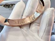 Okify Hermes Rose Gold Bracelet Black - 3