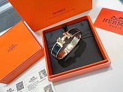 Okify Hermes Rose Gold Bracelet Black - 2