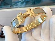 Okify Hermes Rose Gold Bracelet Gray - 1