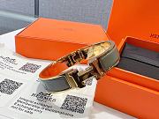 Okify Hermes Rose Gold Bracelet Gray - 6