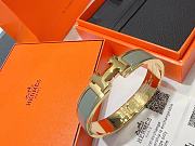 Okify Hermes Rose Gold Bracelet Gray - 5