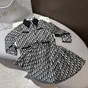 Okify Dior Set Black Oblique Kid Jacket And Skirt  - 5