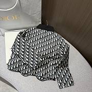 Okify Dior Set Black Oblique Kid Jacket And Skirt  - 2