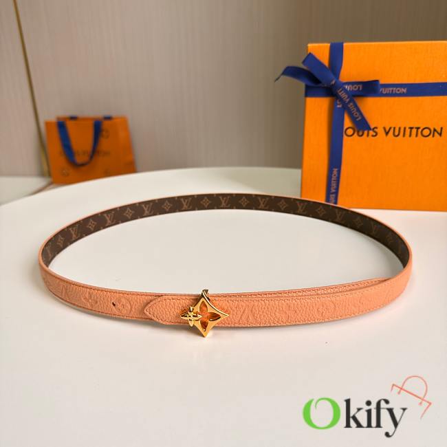 Okify Louis Vuitton Nude Belt 2cm - 1