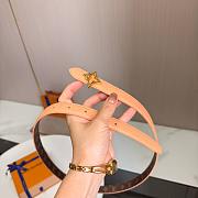Okify Louis Vuitton Nude Belt 2cm - 4