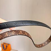 Okify Louis Vuitton Black Belt Gold Hardware 2cm - 5