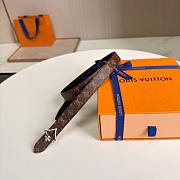 Okify Louis Vuitton Black Belt Silver Hardware 2cm - 3