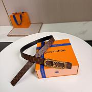 Okify Louis Vuitton Brown Monogram Belt 2.5cm - 6
