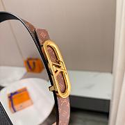 Okify Louis Vuitton Brown Monogram Belt 2.5cm - 5