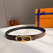 Okify Louis Vuitton Brown Monogram Belt 2.5cm - 1