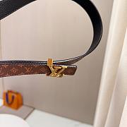 Okify Louis Vuitton Brown Monogram Belt Gold Hardware 2.5cm - 6