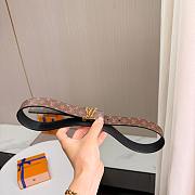 Okify Louis Vuitton Brown Monogram Belt Gold Hardware 2.5cm - 2
