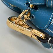 Okify Fendi Mon Tresor Bucket Bag Blue 18x14x12cm - 2