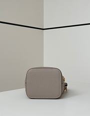 Okify Fendi Mon Tresor Bucket Bag Gray 18x14x12cm - 6
