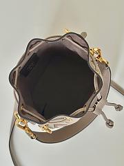 Okify Fendi Mon Tresor Bucket Bag Gray 18x14x12cm - 4