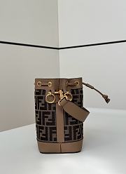 Okify Fendi Mon Tresor Bucket Bag Brown 18x14x12cm - 6