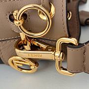 Okify Fendi Mon Tresor Bucket Bag Brown 18x14x12cm - 5