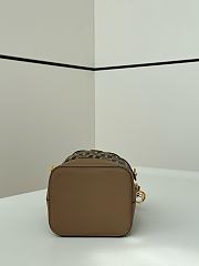 Okify Fendi Mon Tresor Bucket Bag Brown 18x14x12cm - 2