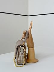 Okify Fendi Baguette Bag Light Brown 20x11x5cm - 2