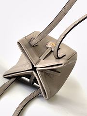 Okify Fendi Origami Bag Gray 18.5x15x15cm - 5