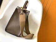 Okify Fendi Peekaboo X-lite Bag Gray 30x26x15cm - 5