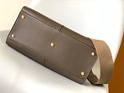 Okify Fendi Peekaboo X-lite Bag Gray 30x26x15cm - 4