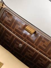 Okify Fendi Peekaboo X-lite Bag Gray 30x26x15cm - 2