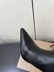 Okify Christian Louboutin Black Ankle Boots 10.5cm 26863 - 4