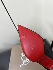 Okify Christian Louboutin Black Ankle Boots 10.5cm 26863 - 5