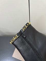 Okify Christian Louboutin Black Ankle Boots 10.5cm 26863 - 6