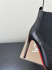Okify Christian Louboutin Black Ankle Boots 10.5cm 26864 - 6